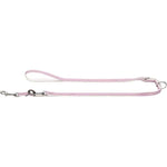 HUNTER Laisse Réglable Modern Art Rose/Blanc