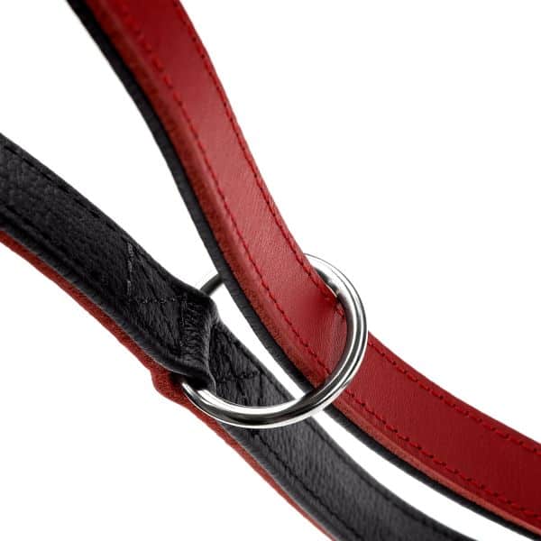 HUNTER Laisse Réglable Love Rouge/Noir