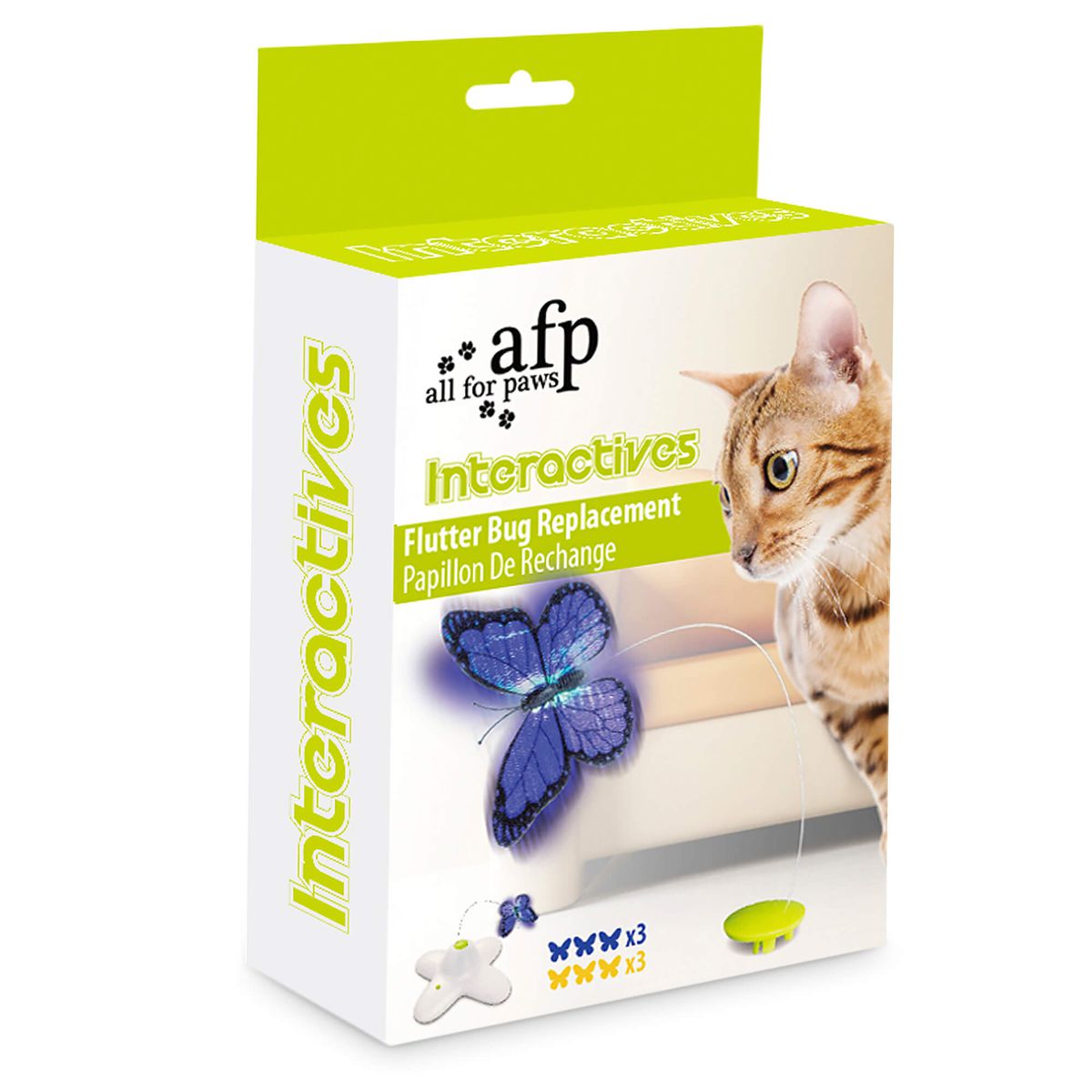 ALL FOR PAWS Interactive Flutter Bug Refill rechange