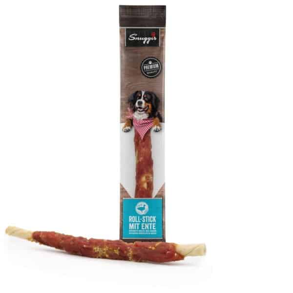 SNUGGIS Chien Sticks Bâtonnets Enrobés de Canard