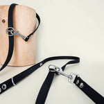 TRUFFE & FLAIR Laisse multipositions Biothane - Noir