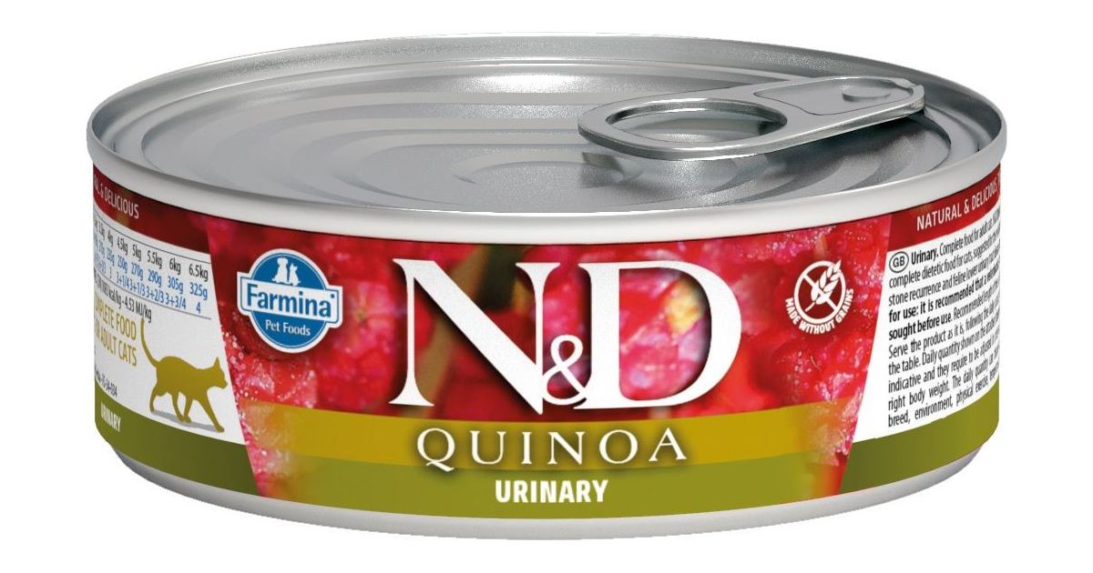 FARMINA ND Quinoa Chat Canard Urinaire 80g