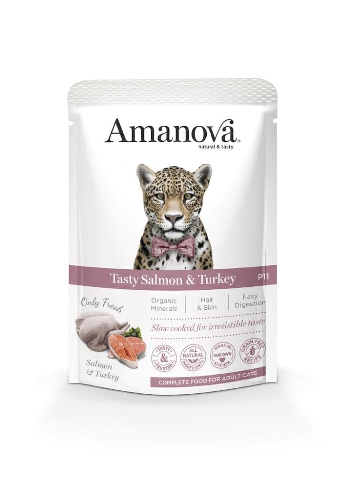 AMANOVA Adult Salmon Turkey 85g