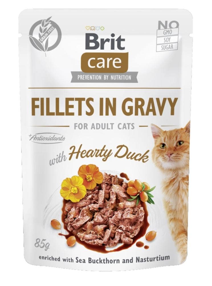 BRIT Fel Adult in Gravy Canard 85g