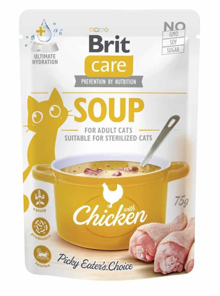 BRIT Fel Adult Soup Poulet 75g