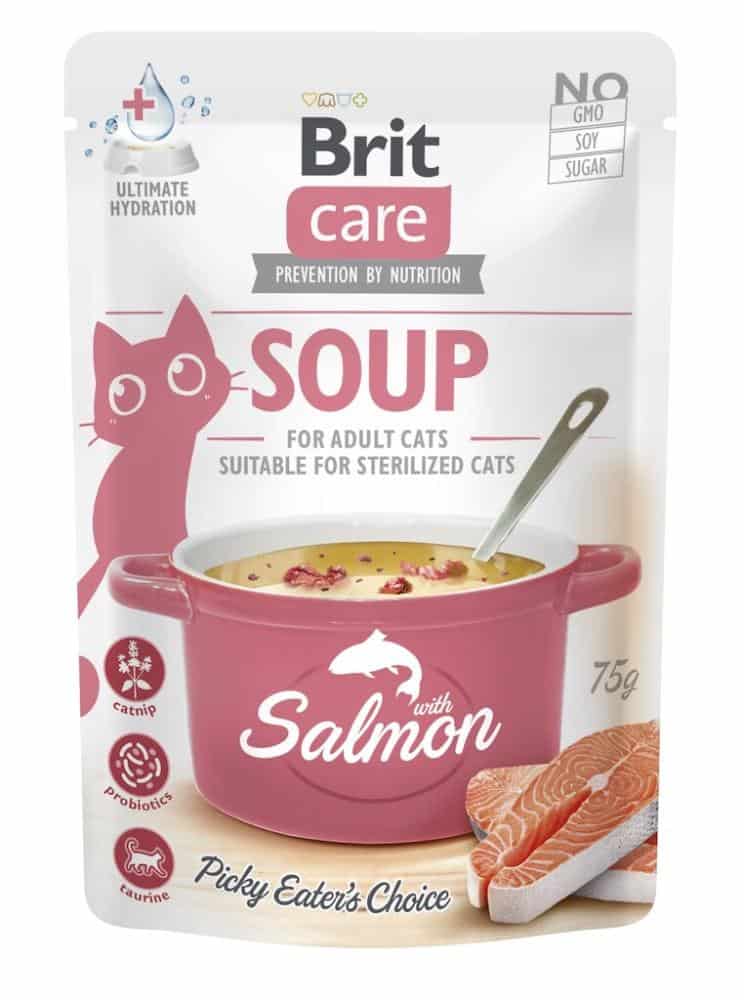 BRIT Fel Adult Soup Saumon 75g