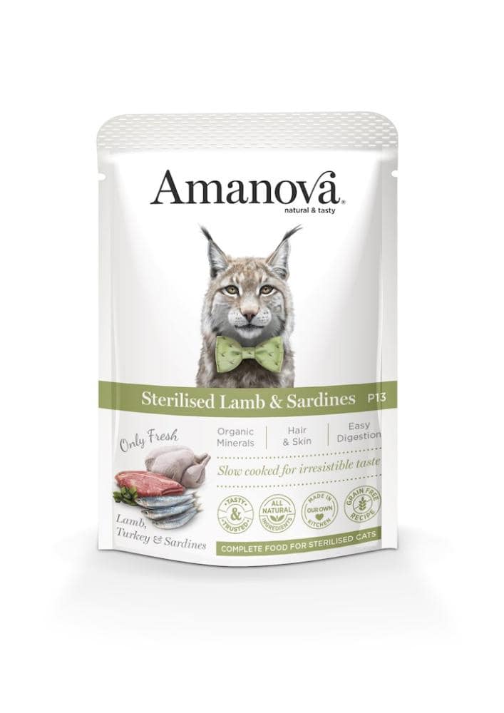 AMANOVA Sterilised Lamb Sardine 85g