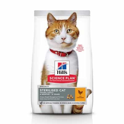 HILL'S Science Plan Croquettes pour Chat Adulte Stérilisé Poulet