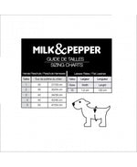 MILK & PEPPER Vendôme Leather Parachute Harness - guide des tailles