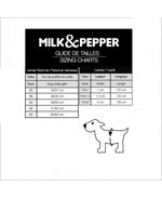 Guide des tailles - MILK & PEPPER Iguania Strap Harness