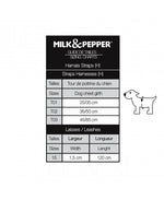 MILK & PEPPER Trimaran Harness Straps - guide des tailles