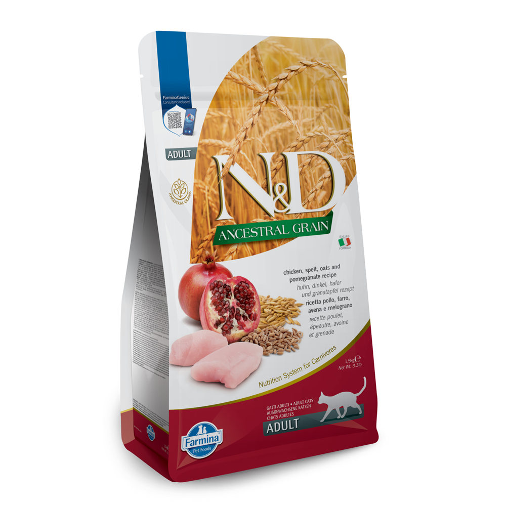 Farmina N&D Ancestral Grain Chat Adulte Poulet 1.5 kg