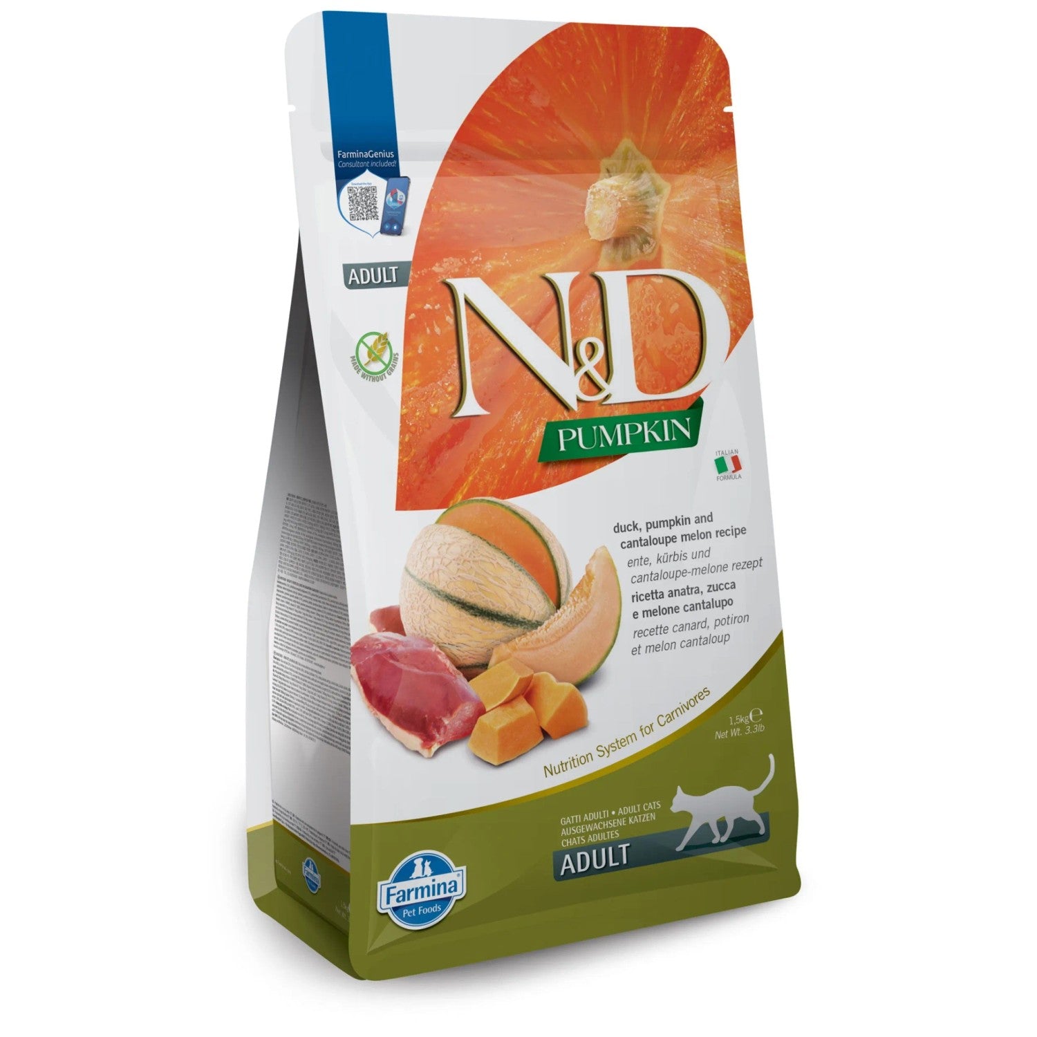 Farmina N&D Pumpkin Chat Canard 1.5 kg