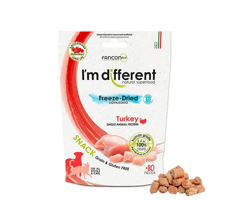 I'M DIFFERENT Snack Treats Turkey 40g