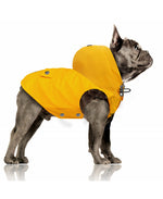 MILK & PEPPER Tribord Bulldog Raincoat - porté par un chien