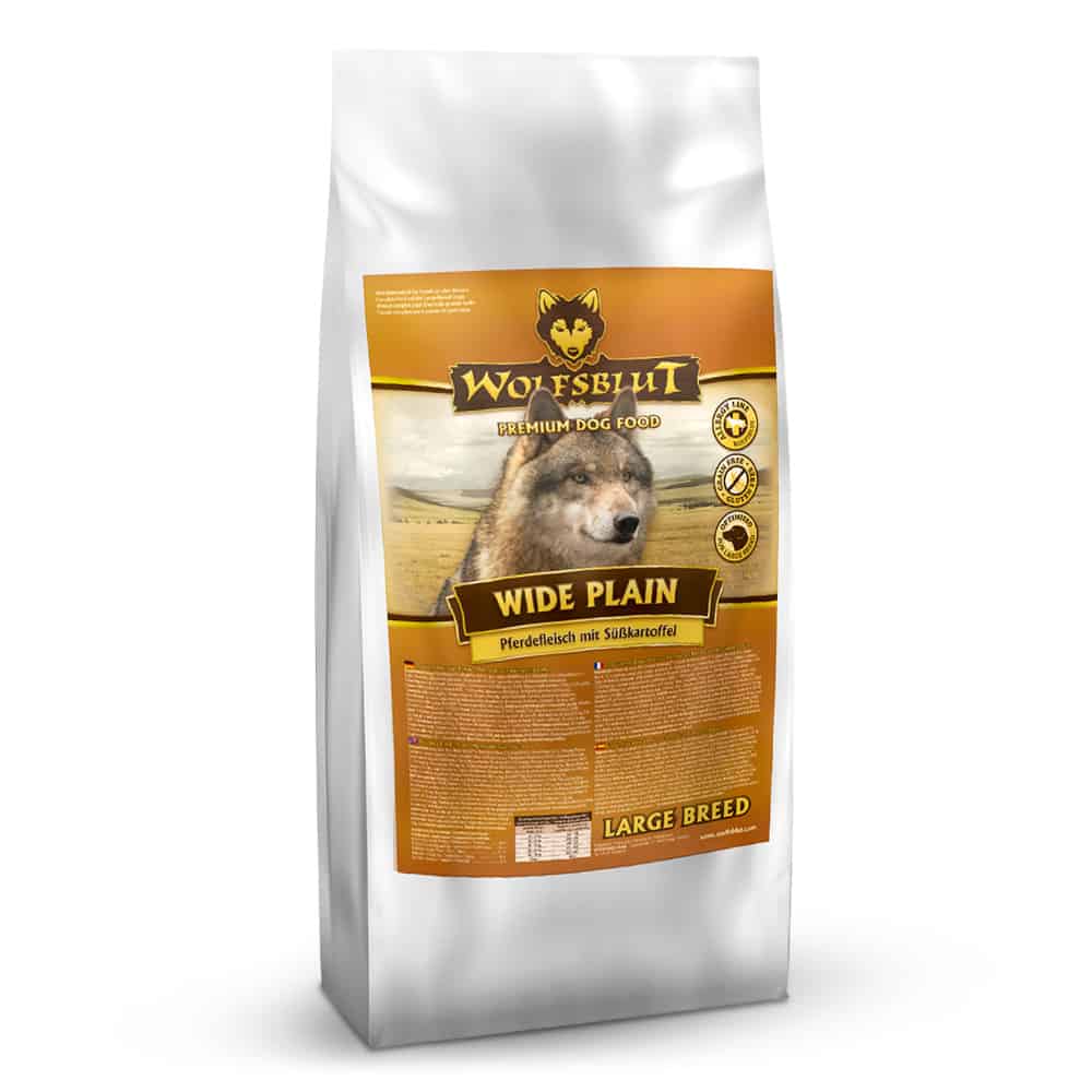 WOLFSBLUT Wide Plain Large Breed - Cheval avec Patate Douce