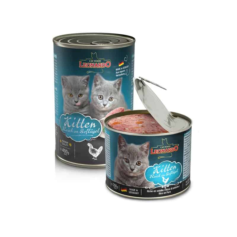 LEONARDO Quality Selection Kitten Poultry and Beef