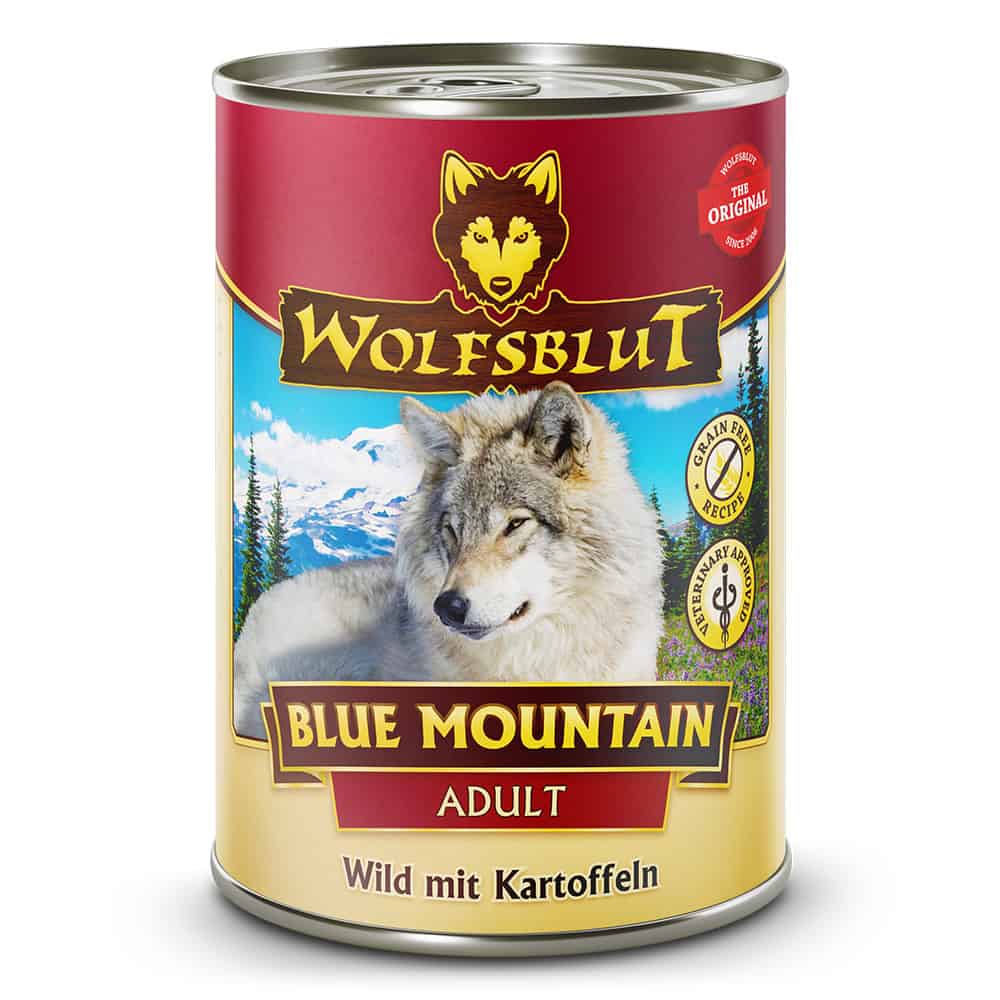 WOLFSBLUT Blue Mountain - Gibier avec Pomme de Terre 395g