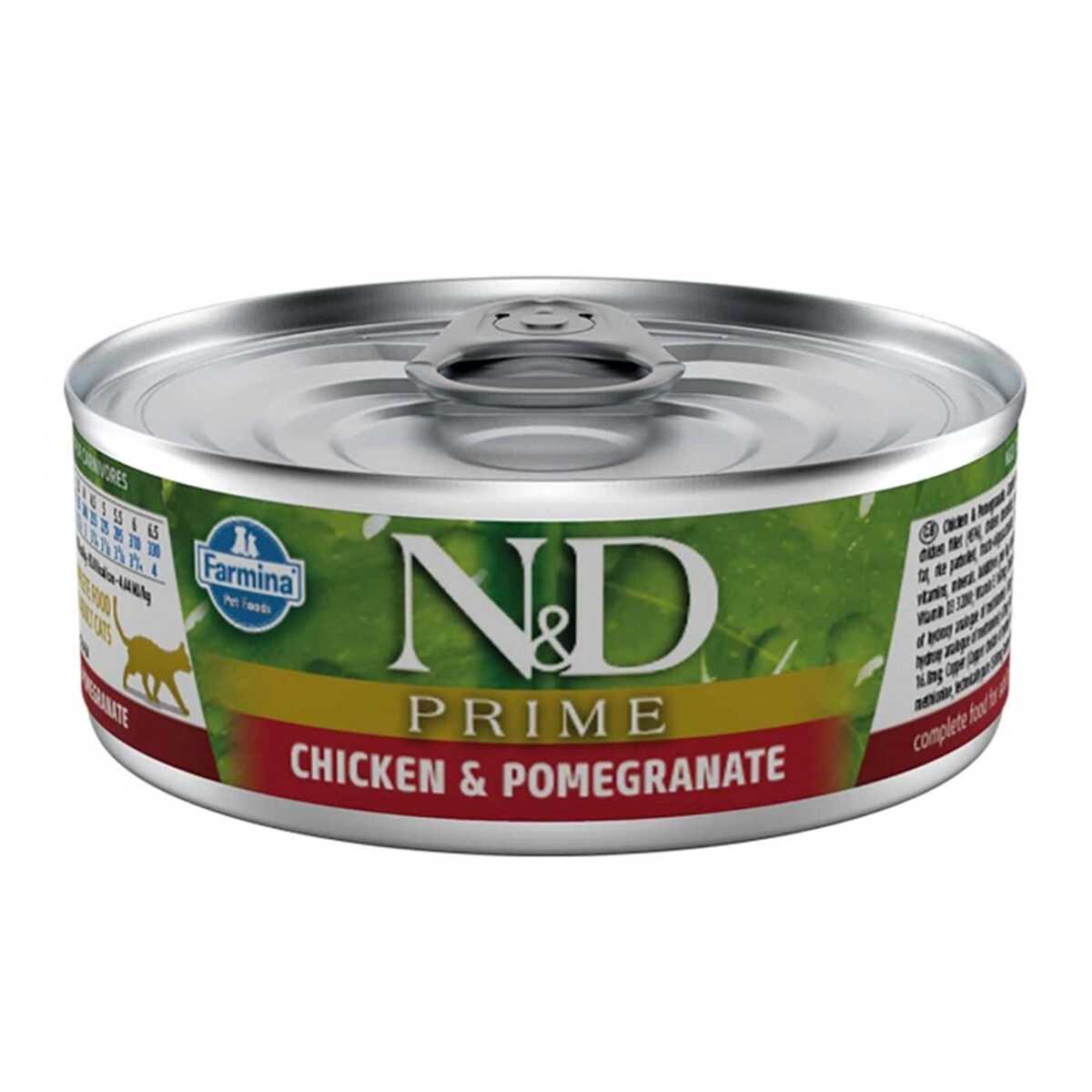 FARMINA N&D Prime Poulet Grenade Chat 70g
