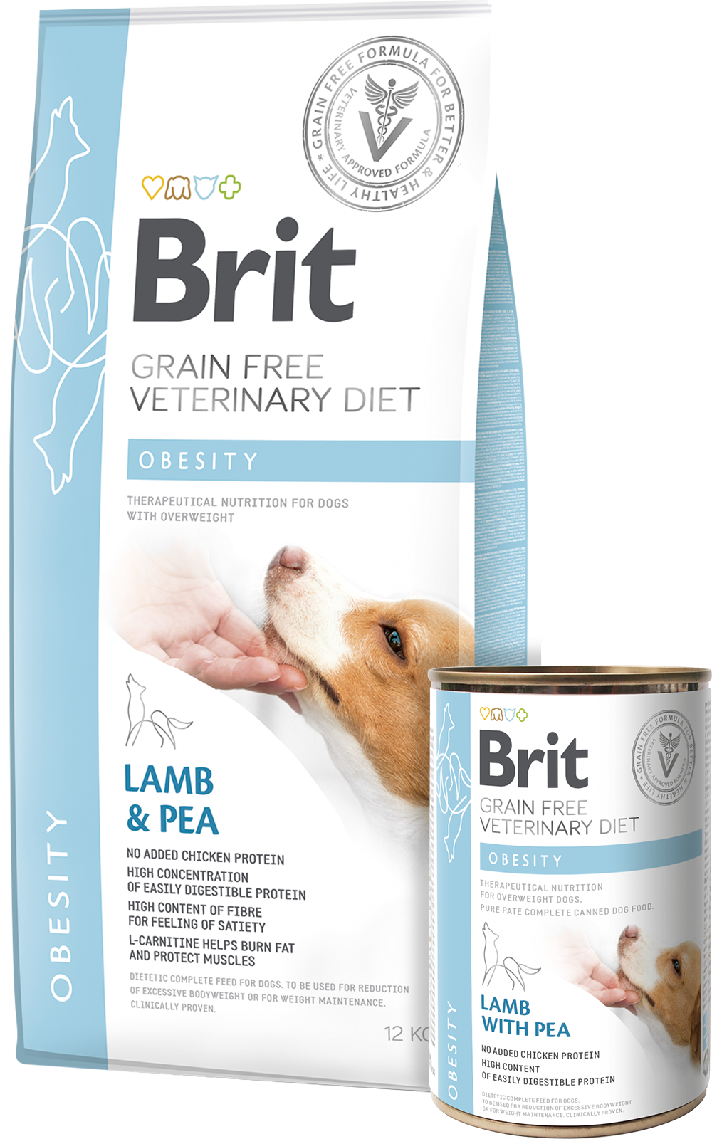 Brit Veterinary Diet Dog Grain Free Obesity 2kg
