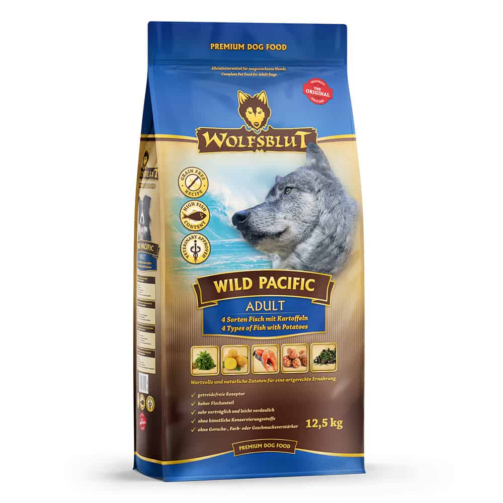 WOLFSBLUT Wild Pacific - Poisson de Mer avec Pomme de Terre