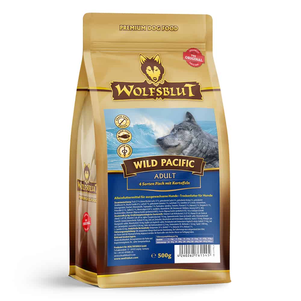 WOLFSBLUT Wild Pacific - Poisson de Mer avec Pomme de Terre