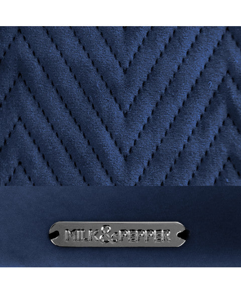 MILK & PEPPER Palais Royal Removable Rectangular Sofa - Bleu Marine détail