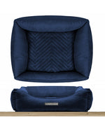MILK & PEPPER Palais Royal Removable Rectangular Sofa - Bleu Marine