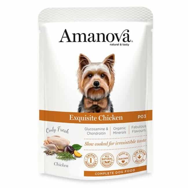 AMANOVA Pâtée pour chien au poulet