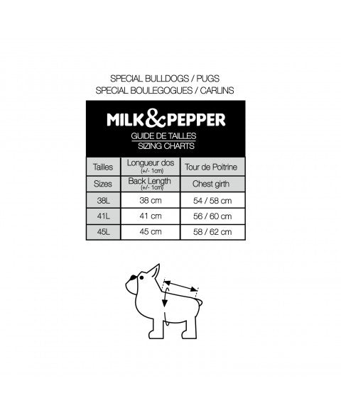 MILK & PEPPER Carlotta Sweater - guide des tailles