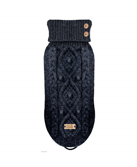 MILK & PEPPER Keelan Cable Sweater