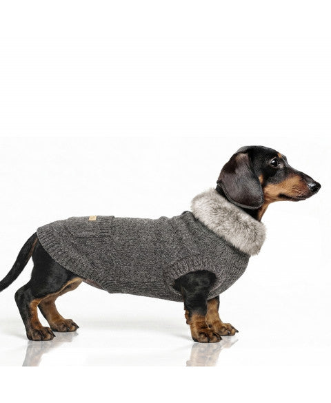 MILK & PEPPER Yelena Sweater - porté par un chien