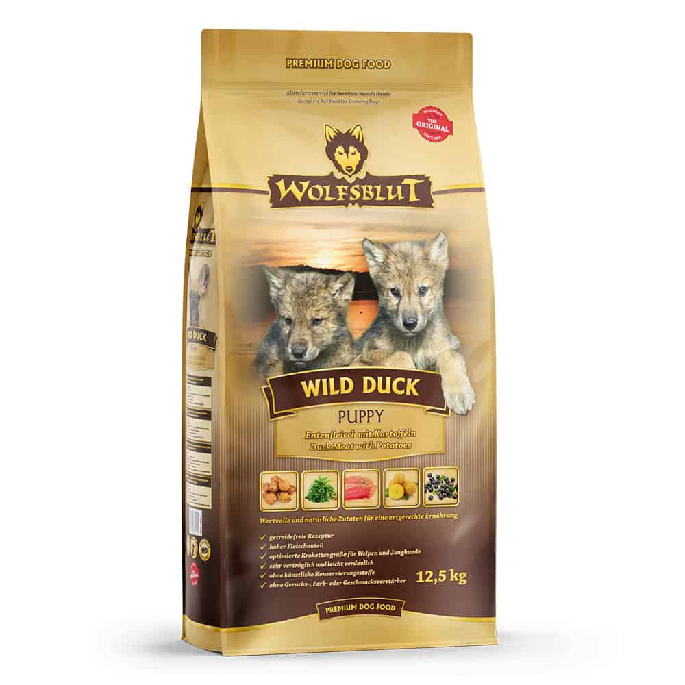 WOLFSBLUT Wild Duck Puppy- Canard avec Pomme de Terre