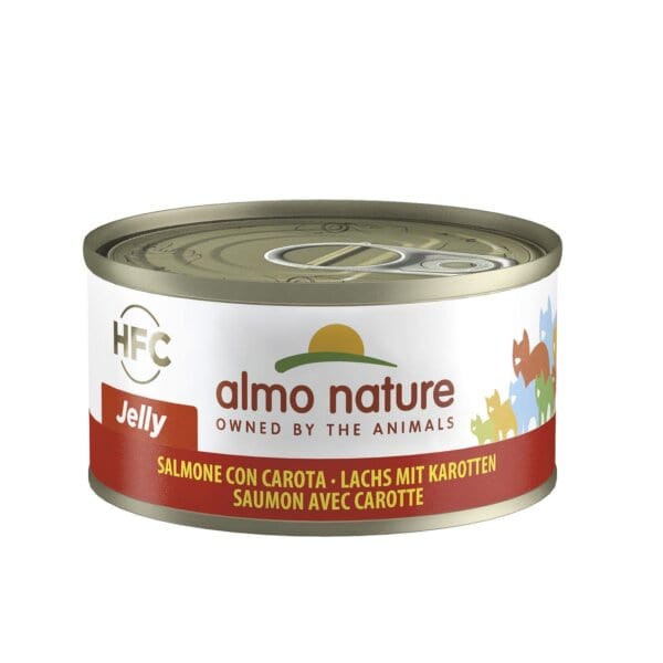 ALMO HFC Jelly Cat Saumon et Carottes 70g
