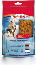 SWISSDOG Sticks au Poulet avec Riz et Sésame 160g