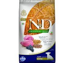 FARMINA ND Ancestral Grain Chiot Mini Agneau Myrtille