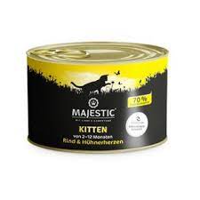 MAJESTIC Chaton Cœurs de Bœuf et Poulet 200g