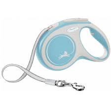 FLEXI Laisse New Comfort Sangle Bleu clair
