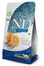 FARMINA ND Ocean Fel Neutered Hareng Orange