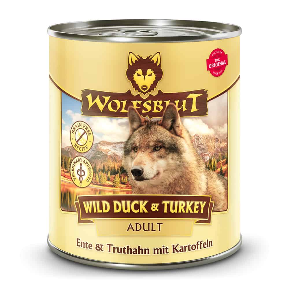 WOLFSBLUT Wild Duck & Turkey - Canard & Dinde avec Pomme de Terre