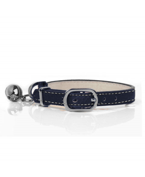 MILK & PEPPER Vendôme Leather Cat Collar